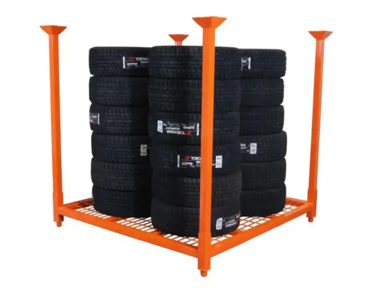 60 Inches Post Tire Rack