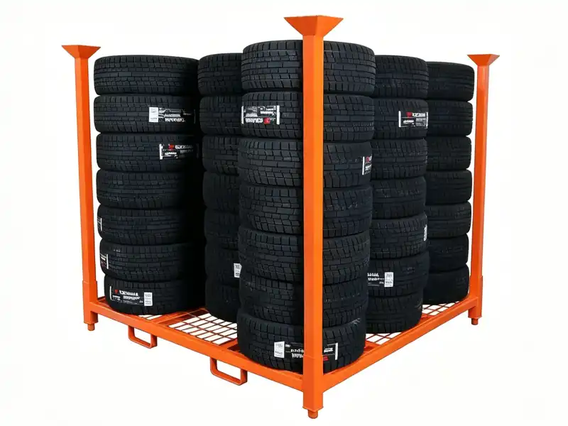 72 Inches Post Tire Rack