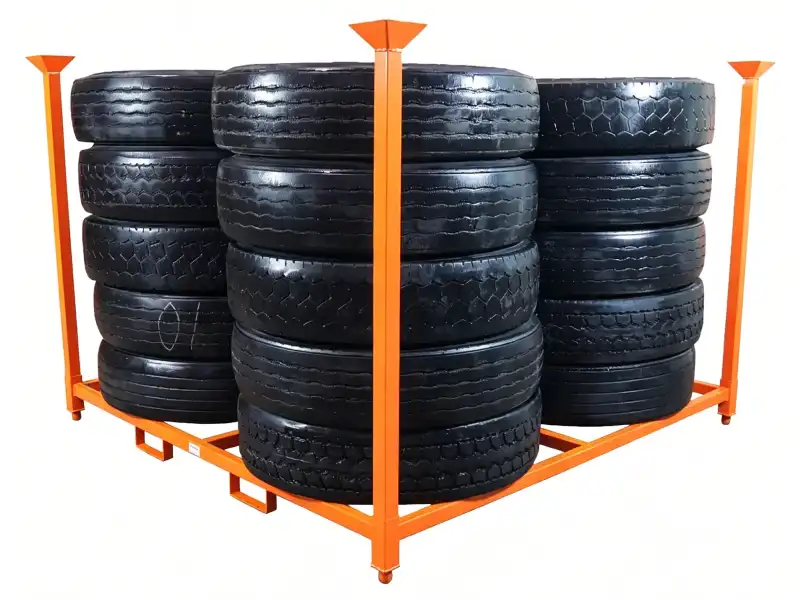 80 Inches Post Tire Rack