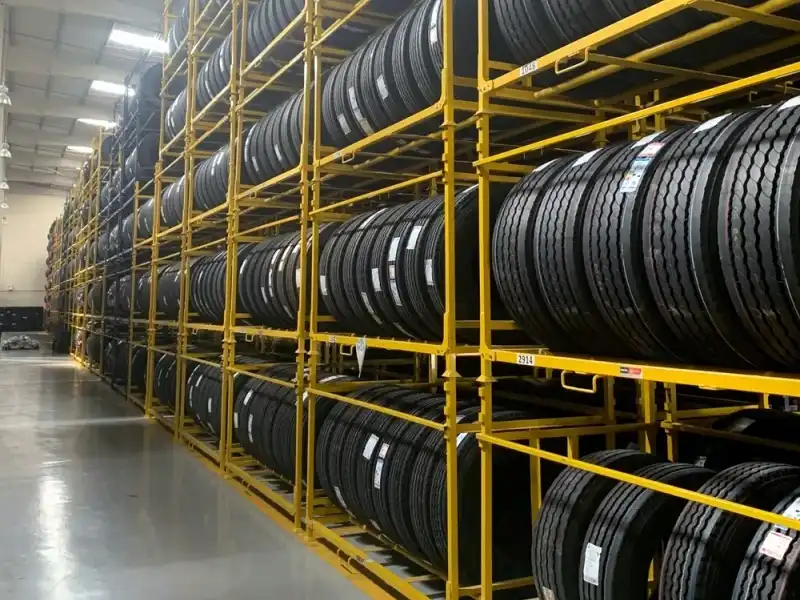 TBR Tire Storage Solution: Folding vs Post Tire Rack